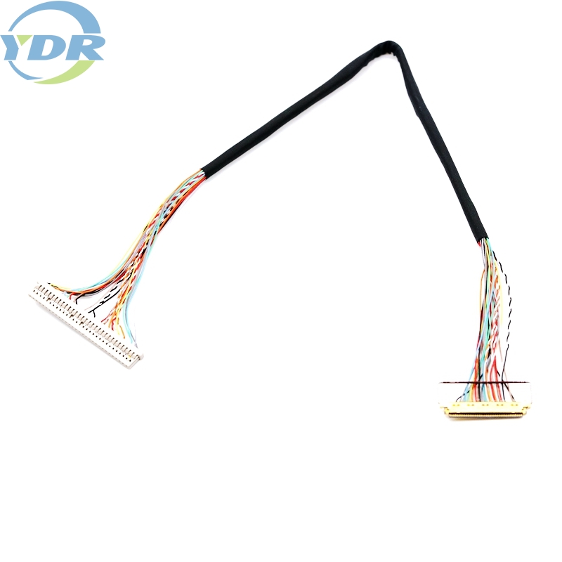 DF14-30P-1.25H Καλώδιο οθόνης LCD LVDS 30Pin Twisted Pair για υπολογιστή τηλεόρασης Προσαρμοσμένο