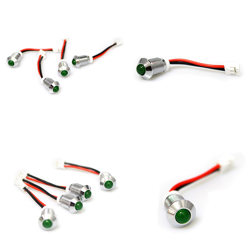 LED Wire Harness Red and Green Indicator Light Electric Plug XH 2.54 Connector