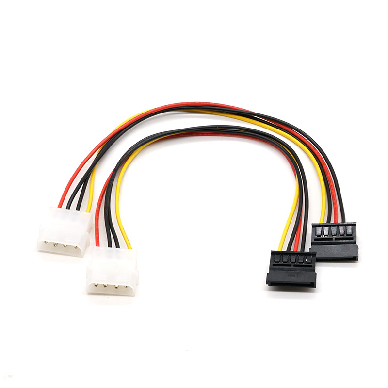 Molex 5.08 To sata cable Καλώδιο σκληρού δίσκου υπολογιστή 18AWG 500mm